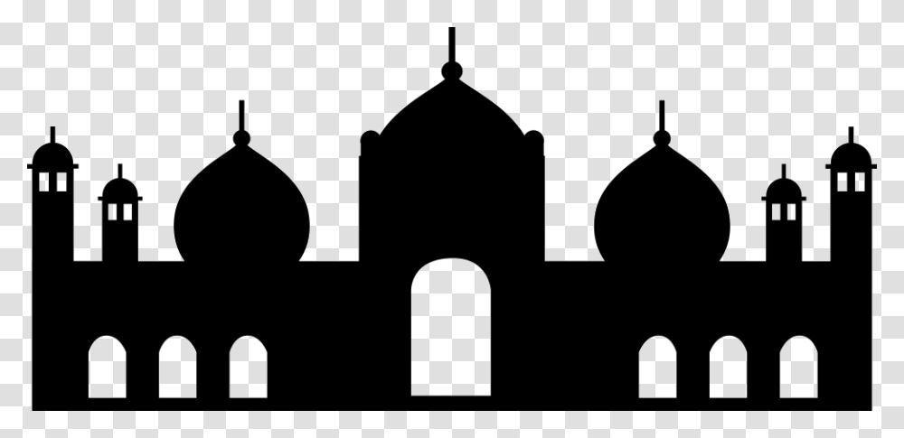 Mosque, Religion, Silhouette, Stencil, Architecture Transparent Png