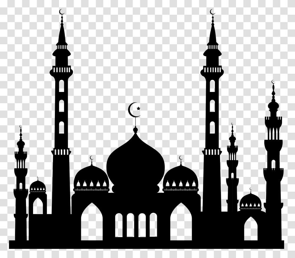 Mosque, Religion, Silhouette, Stencil Transparent Png