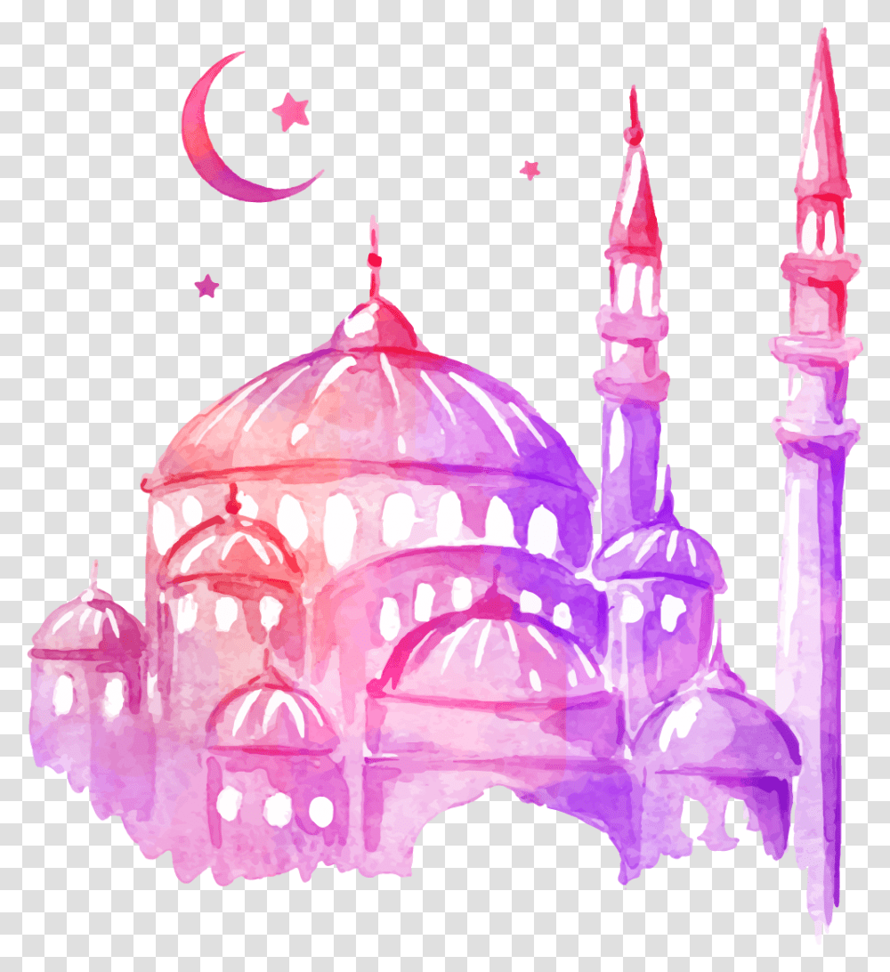 Mosque Watercolor, Lighting, Lamp Transparent Png