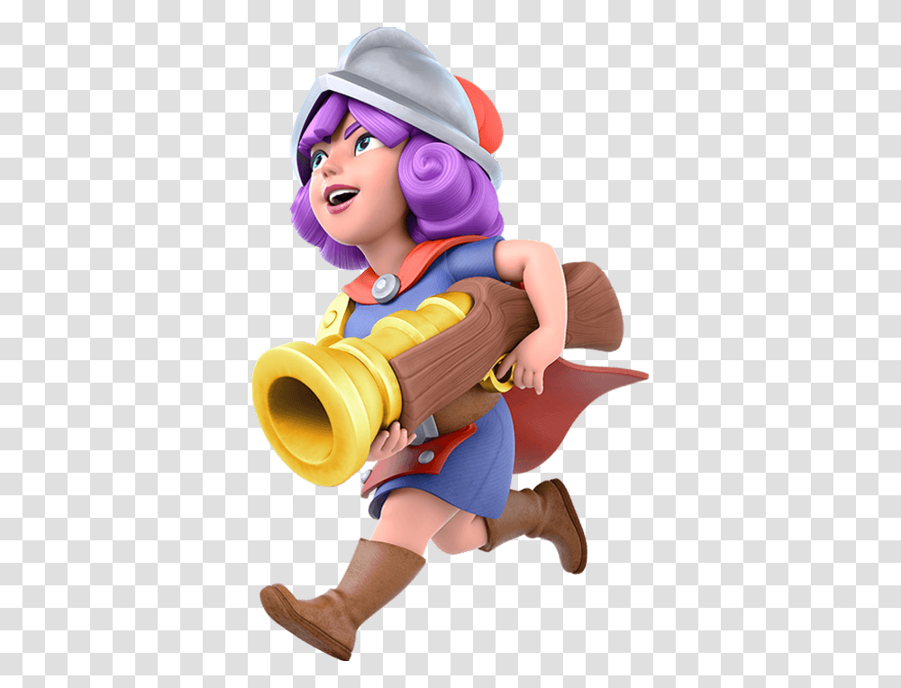 Mosqueteira Clash Royale Personagens Do Clash Royale, Figurine, Human, Toy, Doll Transparent Png