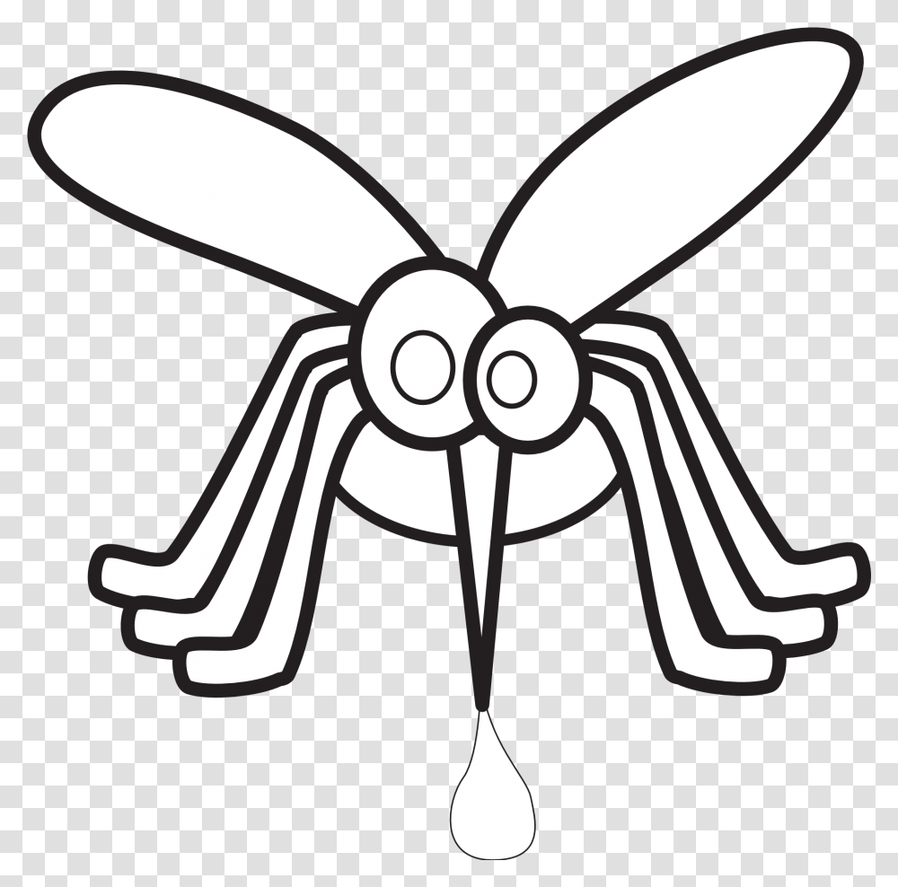 Mosquito Clipart Black And White Clip Art Animated Mosquito, Insect, Invertebrate, Animal, Appliance Transparent Png