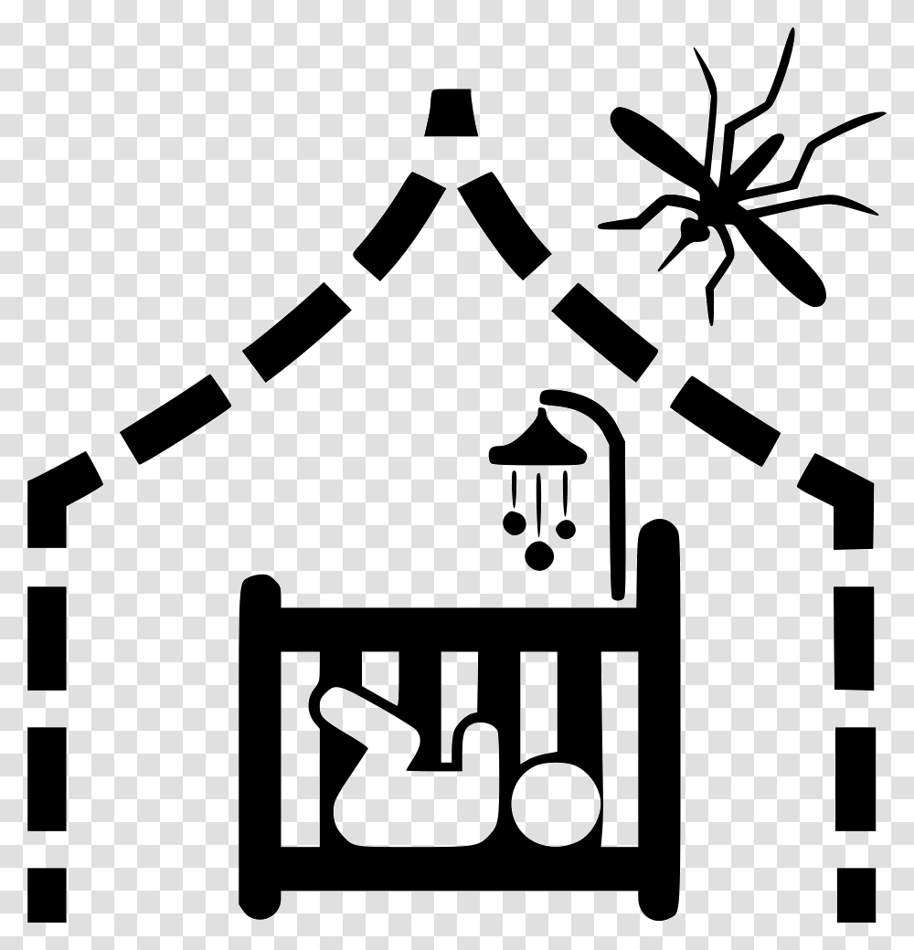 Mosquito Net Icon, Stencil Transparent Png