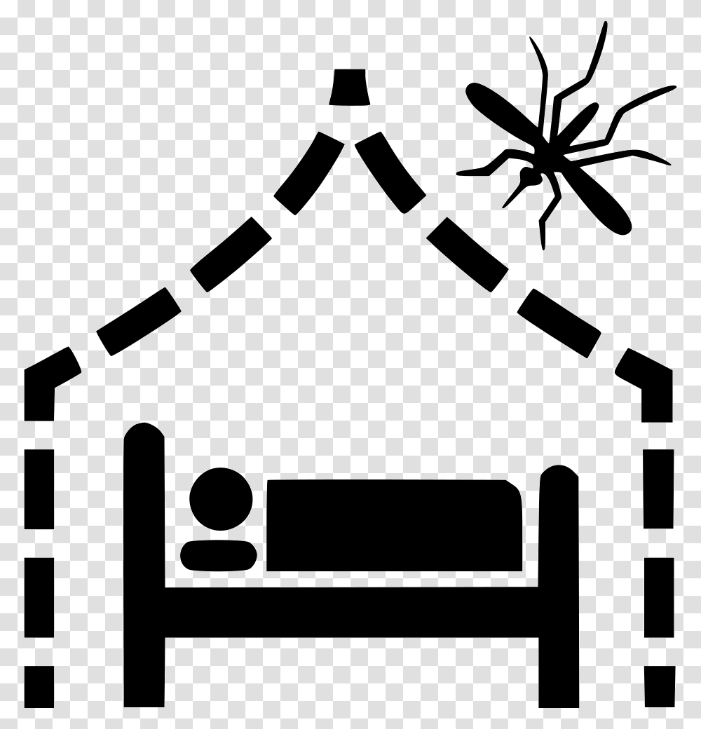 Mosquito Net Mosquito Net Icon, Stencil, Silhouette Transparent Png