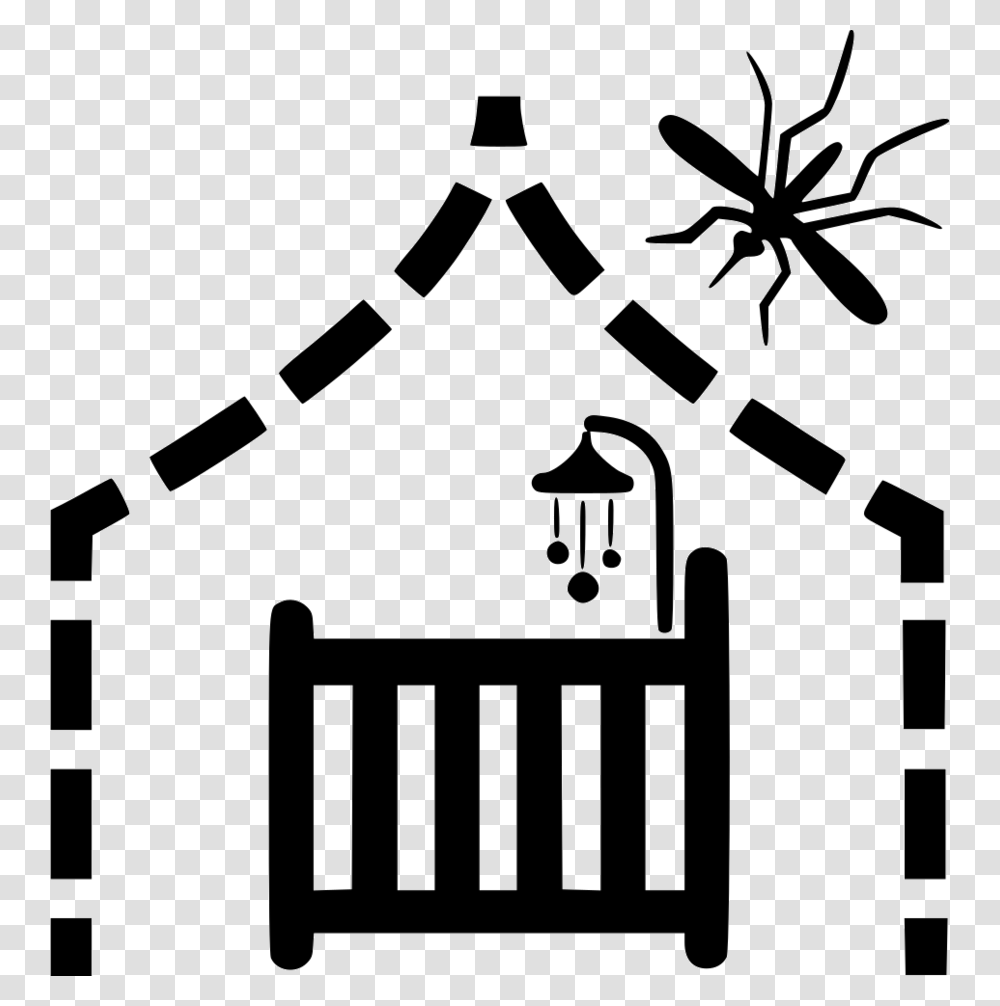 Mosquito Nets Amp Insect Screens Child Electronic Pest Mosquito Net Icon, Stencil, Gate Transparent Png