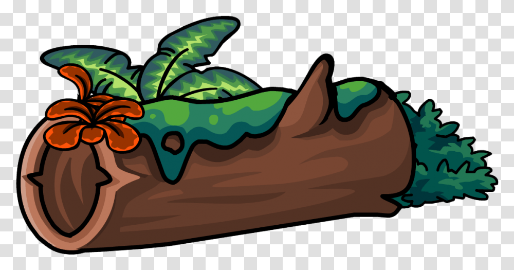 Mossy Log Furniture Icon Id 701 Club Penguin, Lobster, Sea Life, Food, Animal Transparent Png