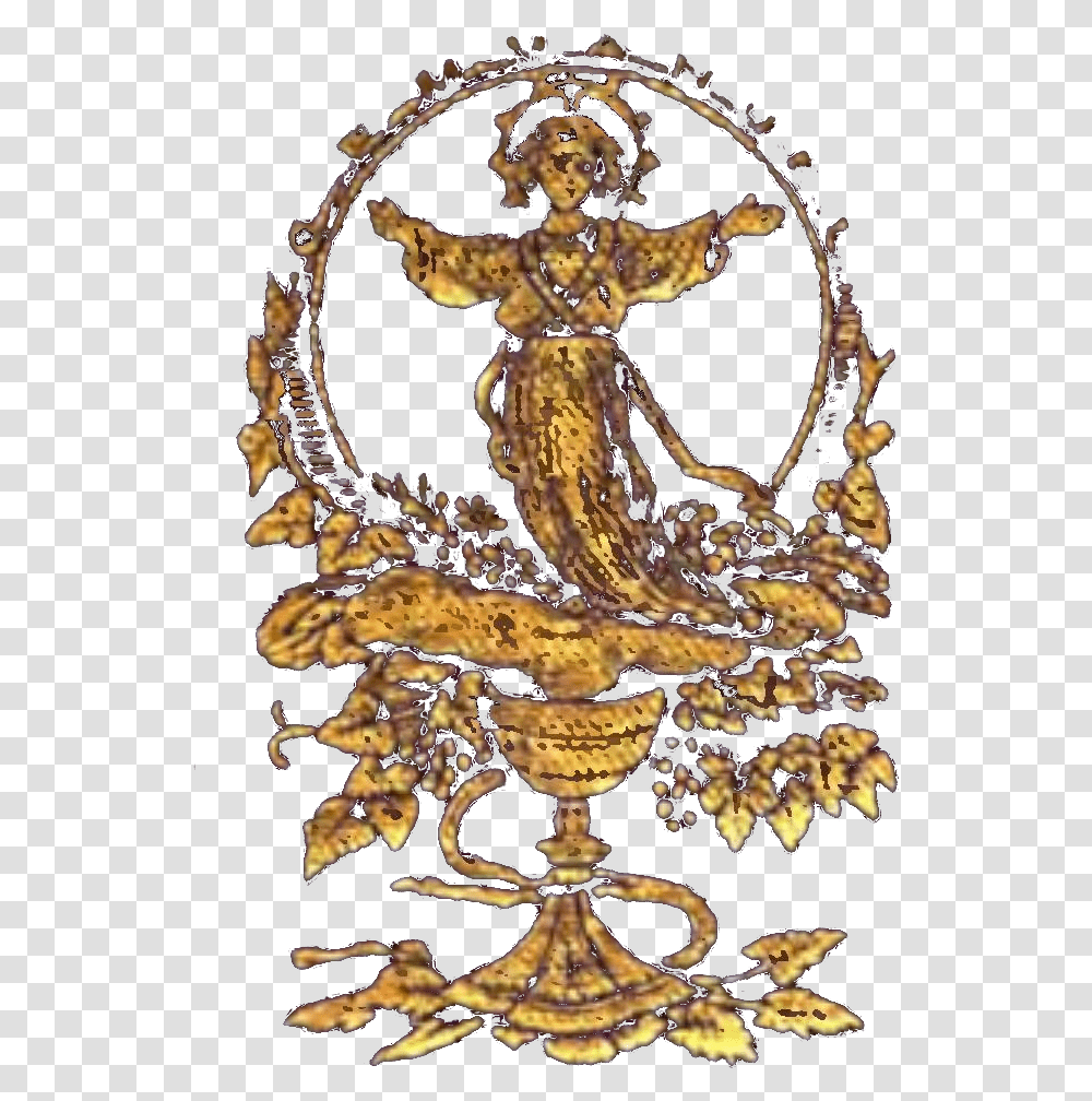 Most Holy Child Jesus Gold Emblem, Plant, Tabletop, Furniture, Fungus Transparent Png