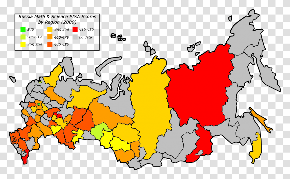 Most Populated Areas Of Russia, Map, Diagram, Atlas, Plot Transparent Png