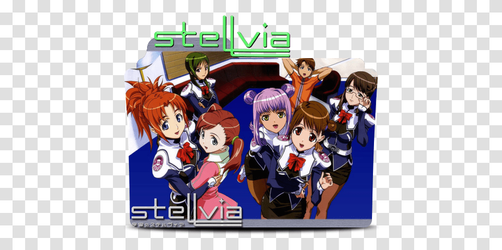 Most Viewed Uchuu No Stellvia Wallpapers 4k Uchuu No Stellvia, Comics, Book, Manga, Person Transparent Png