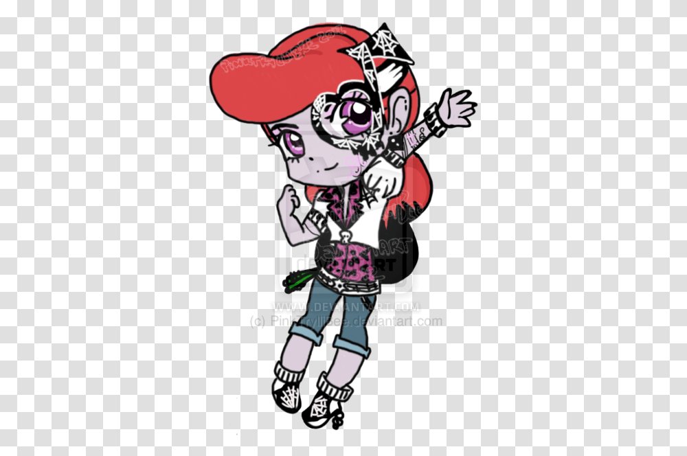 Moster High Image Monster High Characters Chibi, Person, Human, Guitar, Leisure Activities Transparent Png