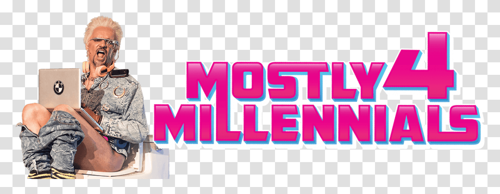 Mostly 4 Millennials Backpack, Person, Word, Crowd Transparent Png