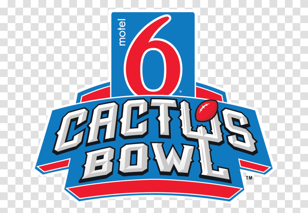 Motel 6 Cactus Bowl Logo, Building, Urban, Number Transparent Png