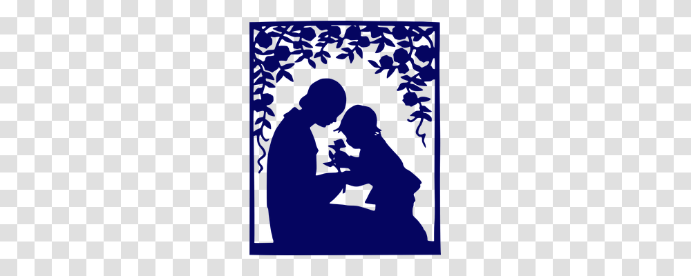 Mother Person, Silhouette, Painting Transparent Png