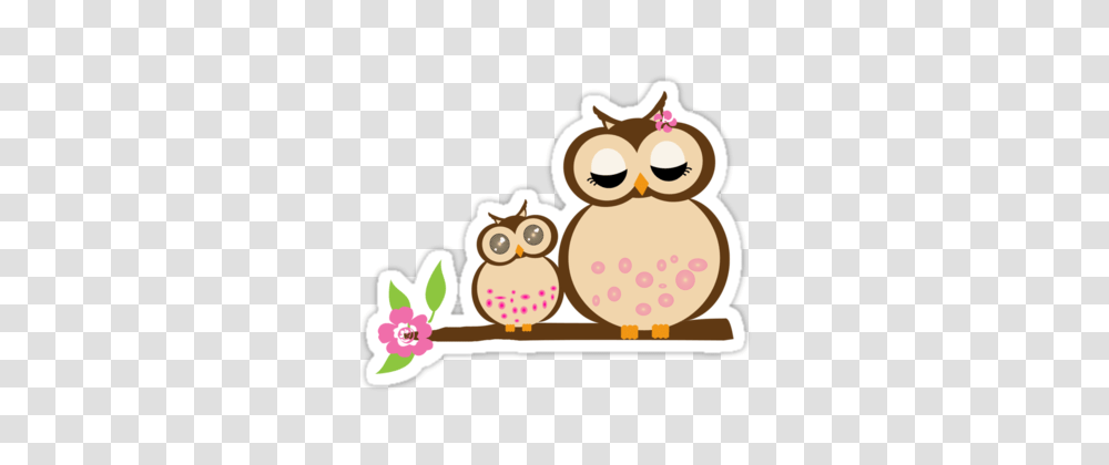 Mother And Baby Clipart Owl, Rattle Transparent Png