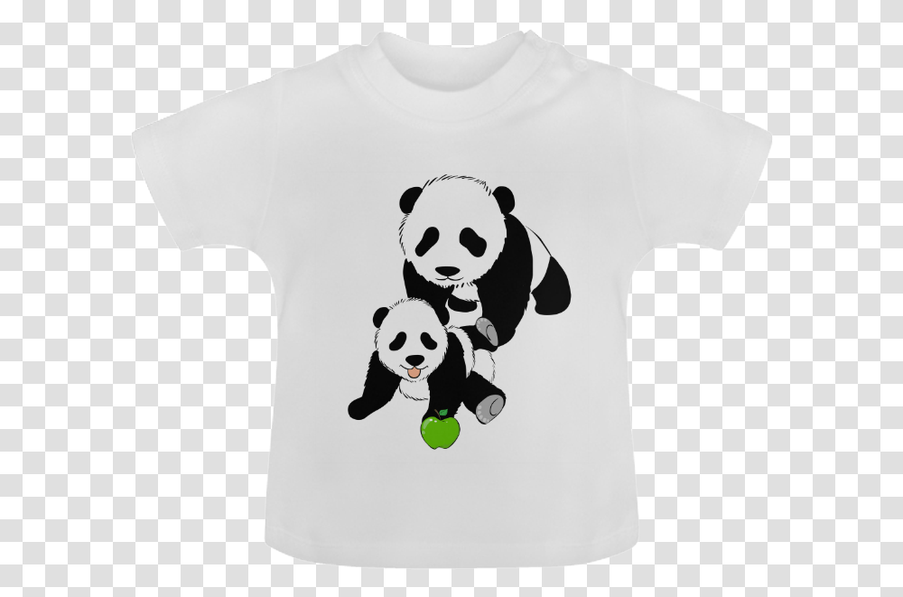 Mother And Baby Panda Baby Classic T Shirt Panda, Giant Panda, Bear, Wildlife, Mammal Transparent Png