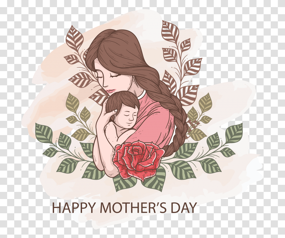 Mother And Baby, Person, Human, Kneeling Transparent Png