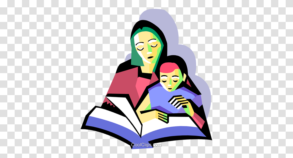 Mother And Cold Fighting Clipart Clip Art Images, Reading, Person, Human, Student Transparent Png