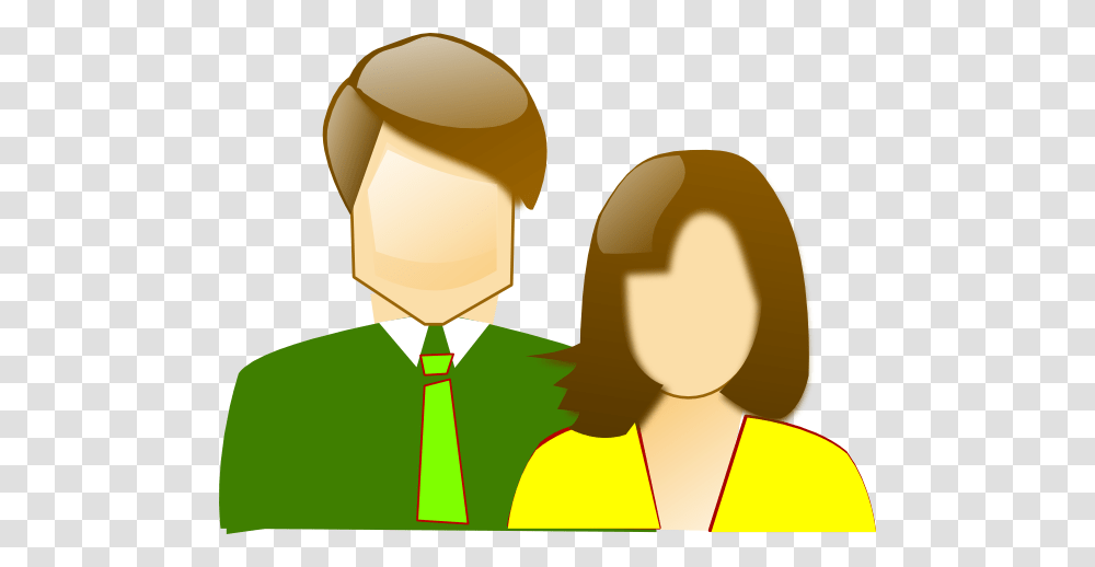 Mother And Father Clip Art, Head, Tie, Accessories, Crowd Transparent Png