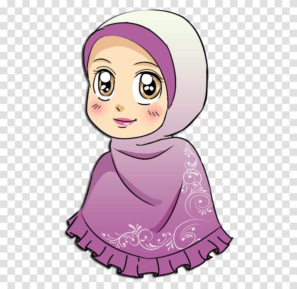 Mother Clipart Islamic Muslim Girl Cartoon Icon, Apparel, Bonnet, Hat Transparent Png