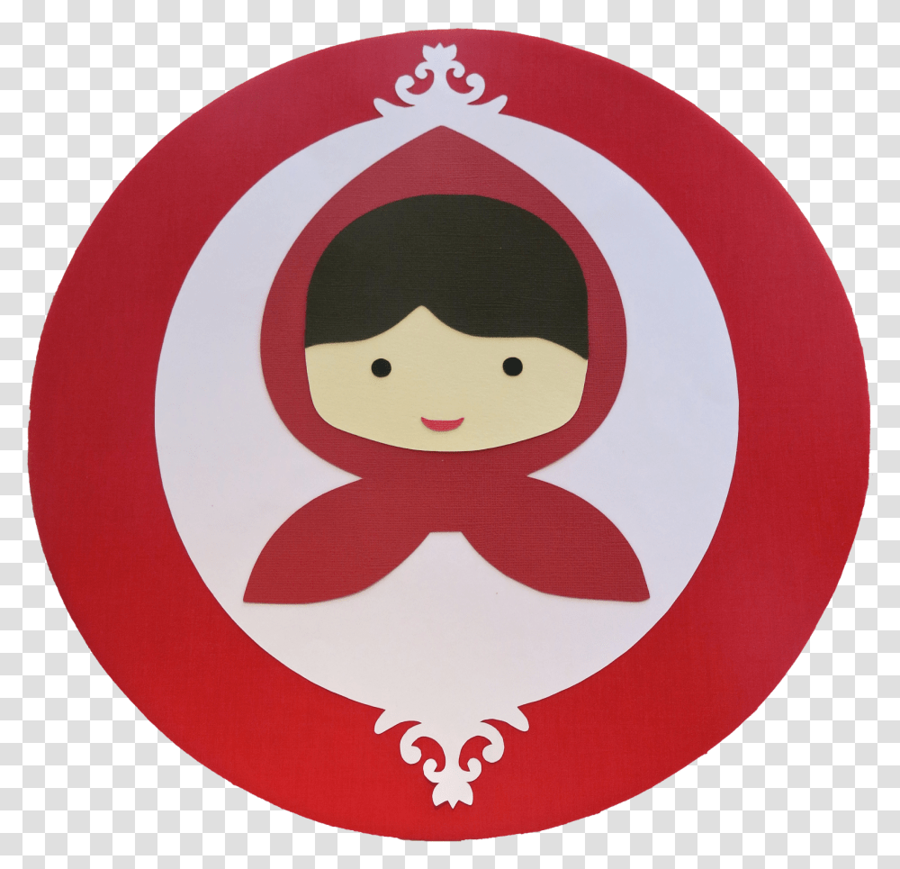 Mother Clipart Red Riding Hood Circle, Rug, Logo, Trademark Transparent Png