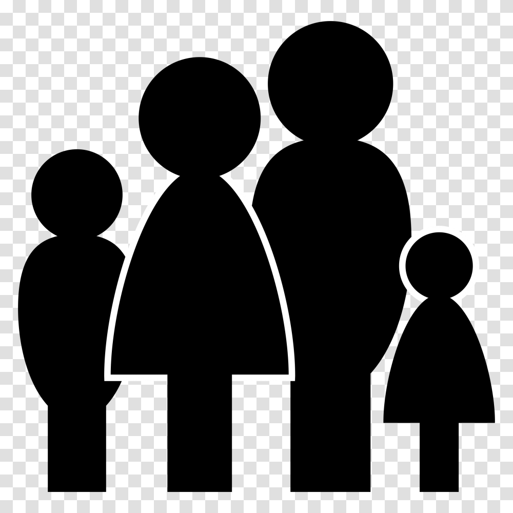 Mother Daughter Clip Art, Silhouette, Crowd, Green, Jury Transparent Png