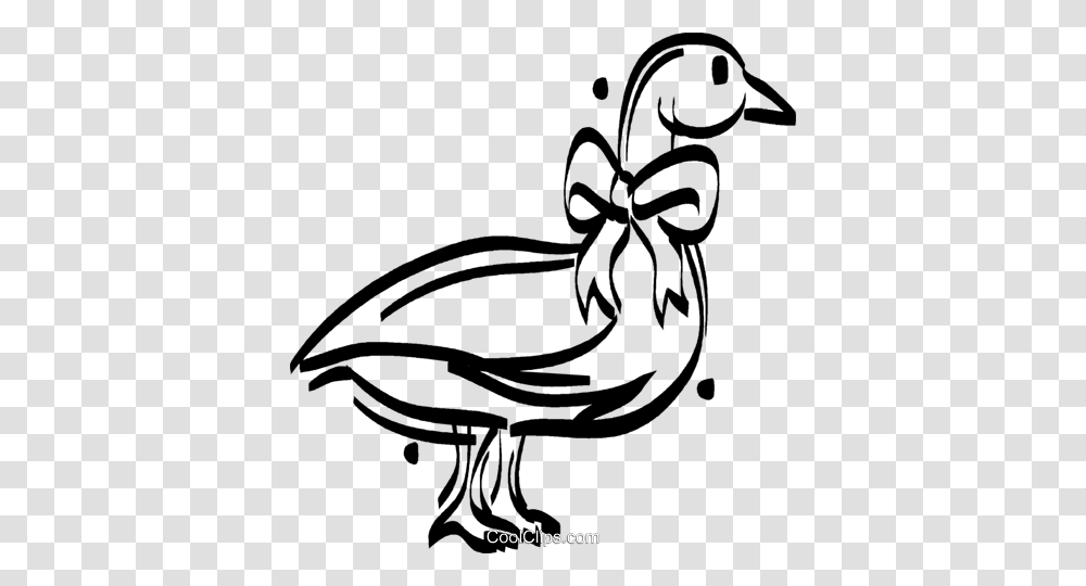 Mother Goose Royalty Free Vector Clip Art Illustration, Animal, Bird, Antelope, Wildlife Transparent Png