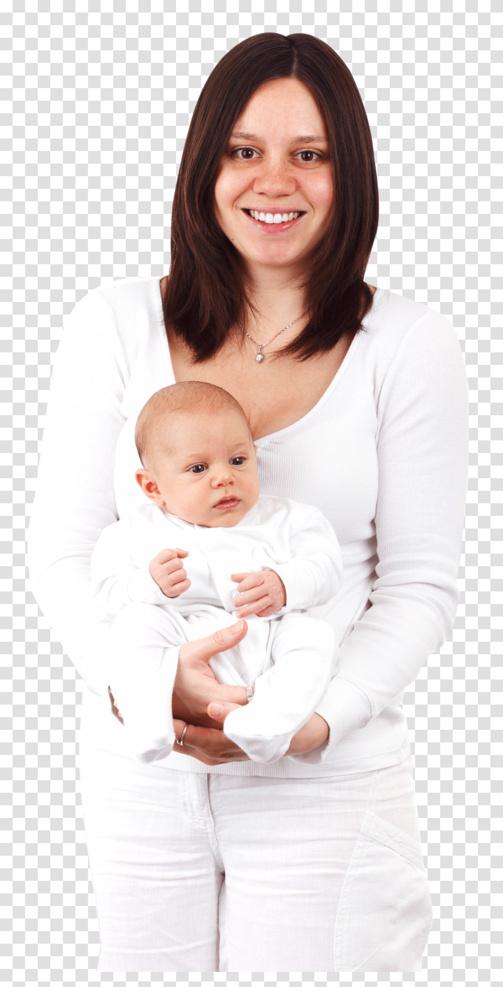 Mother Holding Her Baby Image, Person, Human, Sleeve Transparent Png
