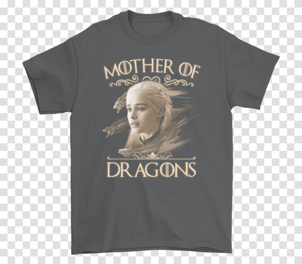 Mother Of Dragons Game Thrones Shirts - Potatotee Store Dragon, Clothing, Apparel, T-Shirt, Person Transparent Png