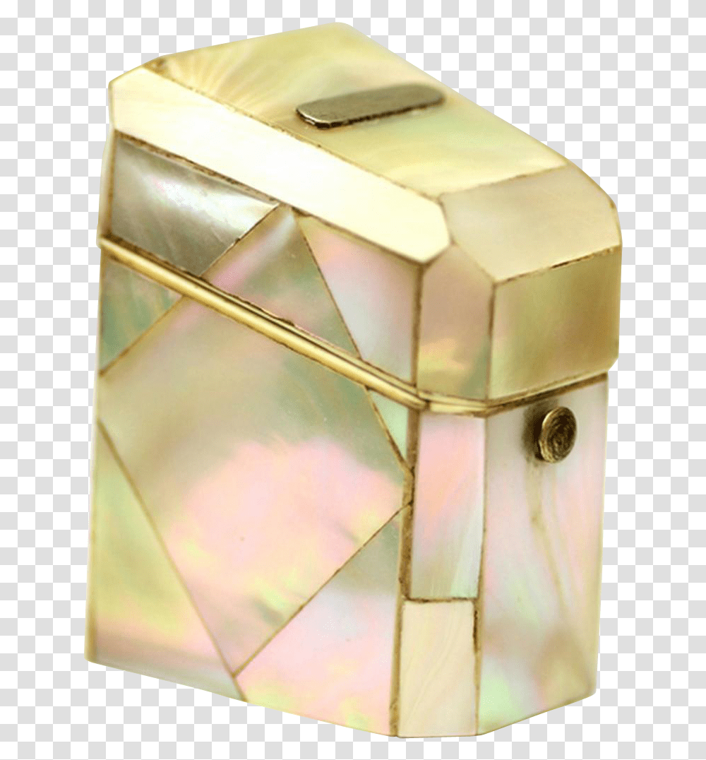 Mother Of Pearl Amp Silver Knife Form Needle Box With Bangle, Rubix Cube, Crystal, Gold, Treasure Transparent Png