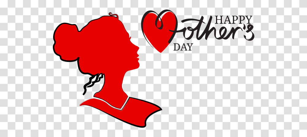 Mother's Day Image Free Download Searchpng Red Happy Mothers Day, Heart, Face, Person, Human Transparent Png