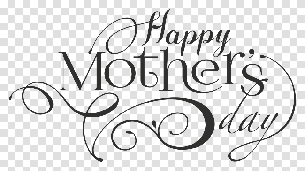 Mother's Day Words Free Clipart Calligraphy, Alphabet, Letter, Number Transparent Png