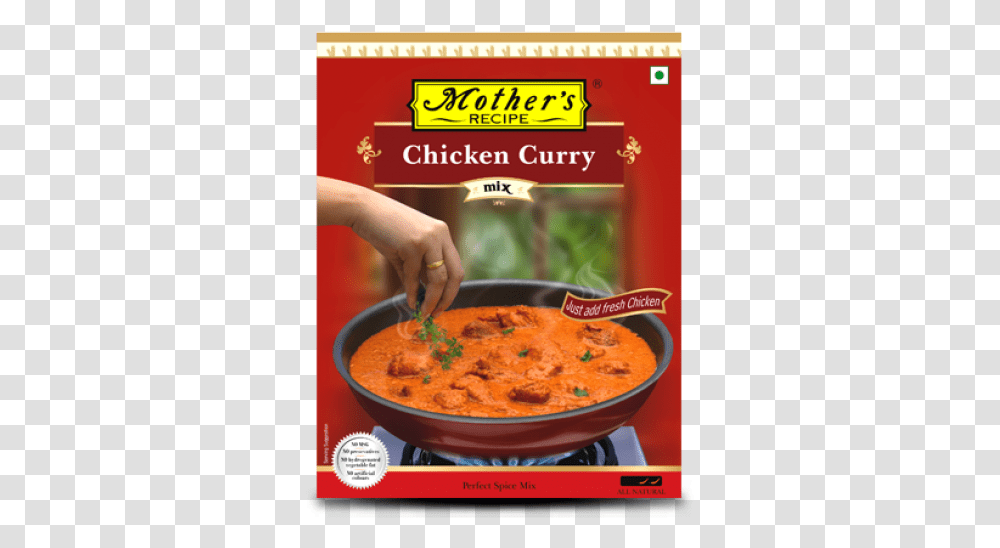 Mother's Recipe Chicken Curry Mother Recipe Chicken Curry, Food, Person, Pizza, Flyer Transparent Png