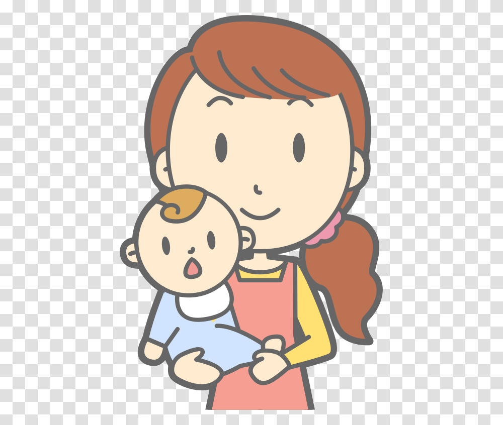 Mother With Baby Clipart, Chef, Snowman, Winter, Outdoors Transparent Png