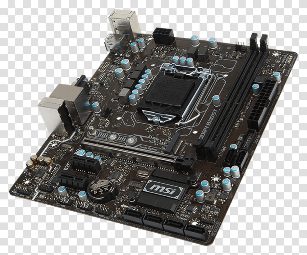 Motherboard Msi B250m Pro Vd, Electronic Chip, Hardware, Electronics, Computer Transparent Png
