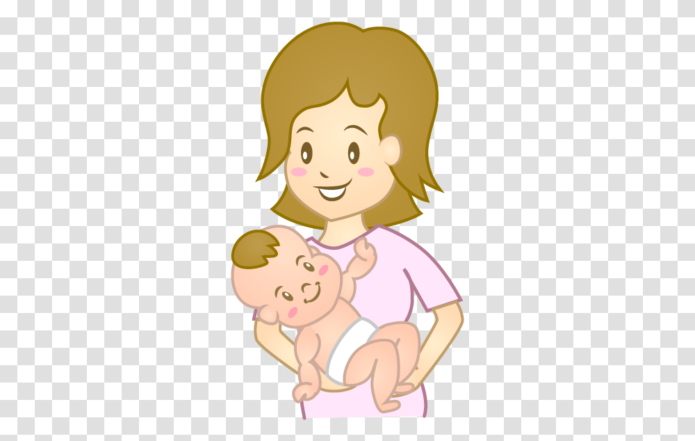 Mothers Clipart Baby Girl Cartoon, Sweets, Food, Face Transparent Png