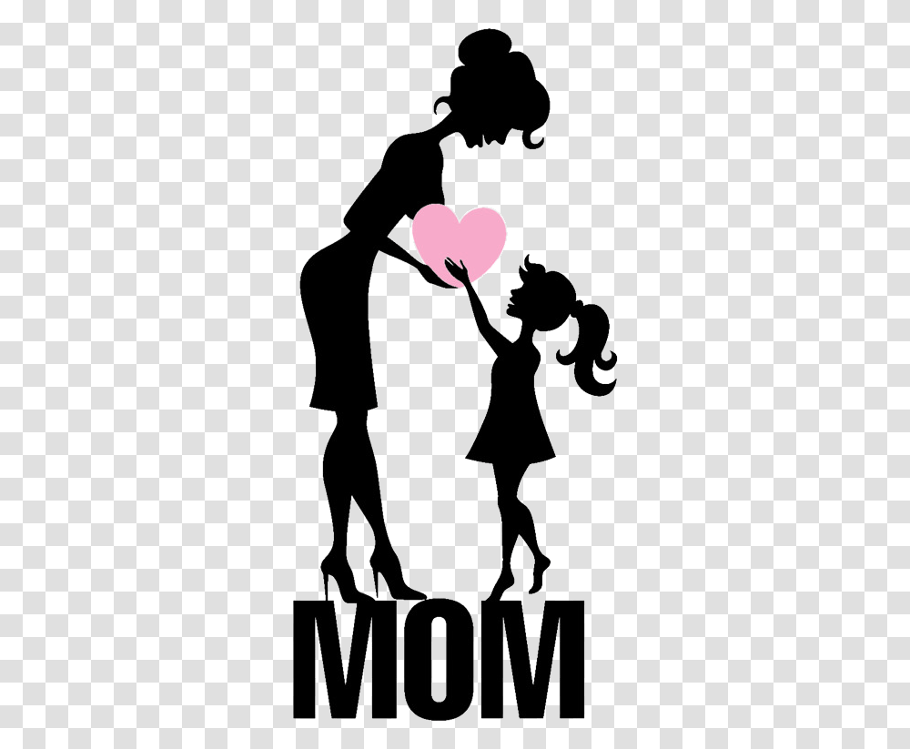 Mothers Day Love Mom Mothers Day, Silhouette, Person, Human, People Transparent Png