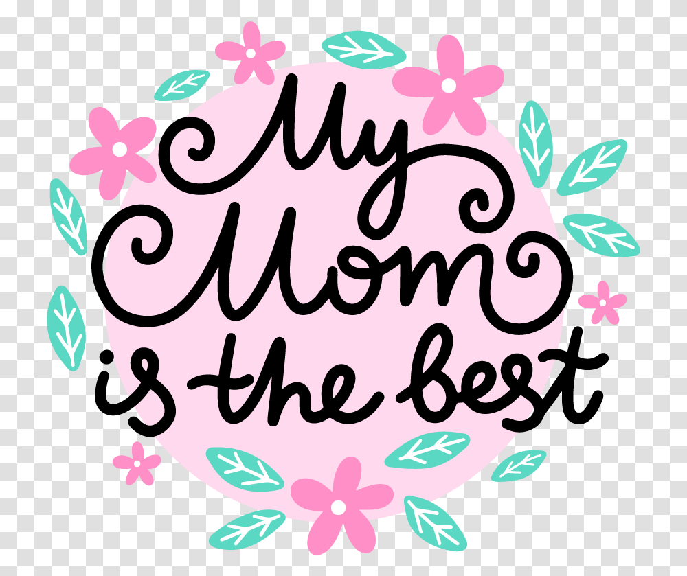 Mothers Day Stickers Clip Art, Text, Handwriting, Icing, Cream Transparent Png