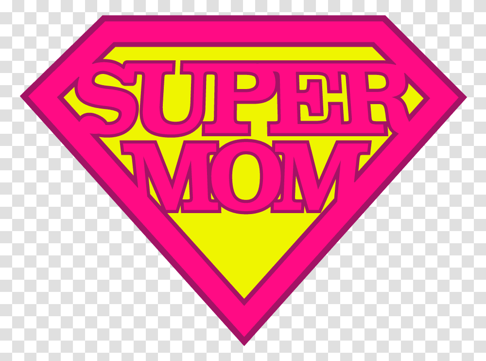 Mothersday Supermom Sign, Logo, Label Transparent Png