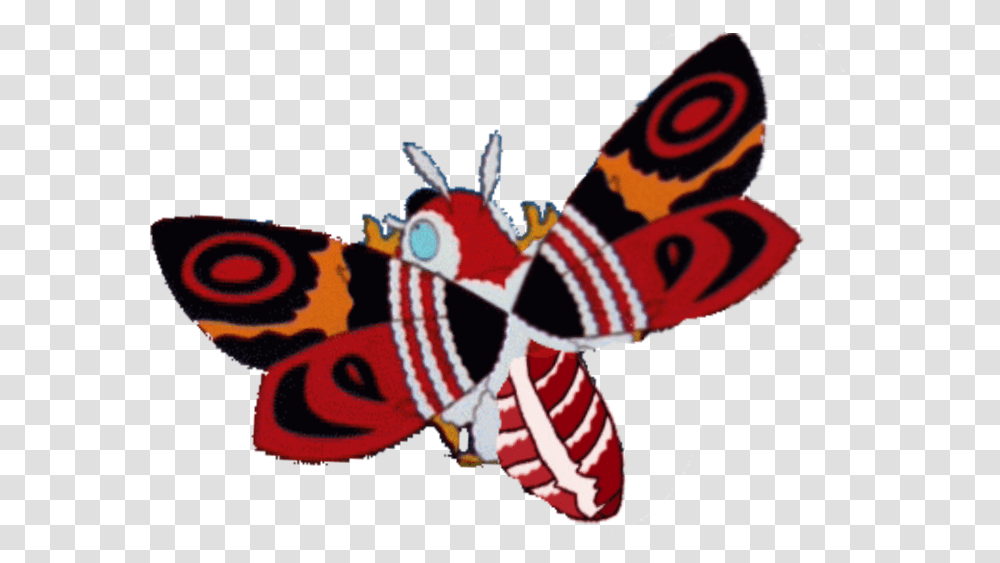 Mothra Los Simpson Image With No Butterfly, Animal, Invertebrate, Gecko, Reptile Transparent Png