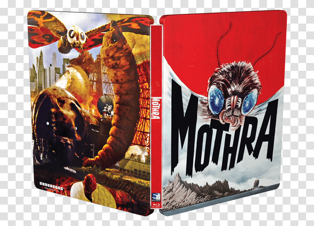 Mothra Steelbook Blu Ray, Poster, Advertisement, Person Transparent Png