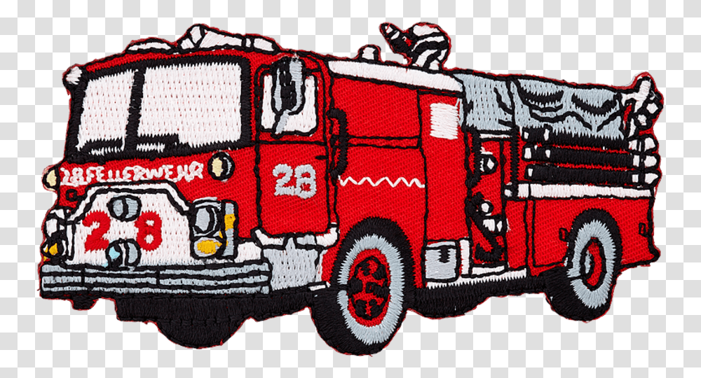 Motif Fire Truck Commercial Vehicle, Transportation, Fire Department,  Transparent Png