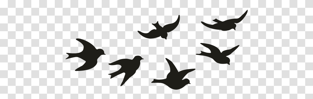 Motif Of Birds, Animal, Silhouette, Outdoors, Nature Transparent Png