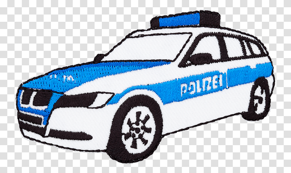 Motif Police Car Applikation Polizeiauto, Vehicle, Transportation, Automobile, Rug Transparent Png