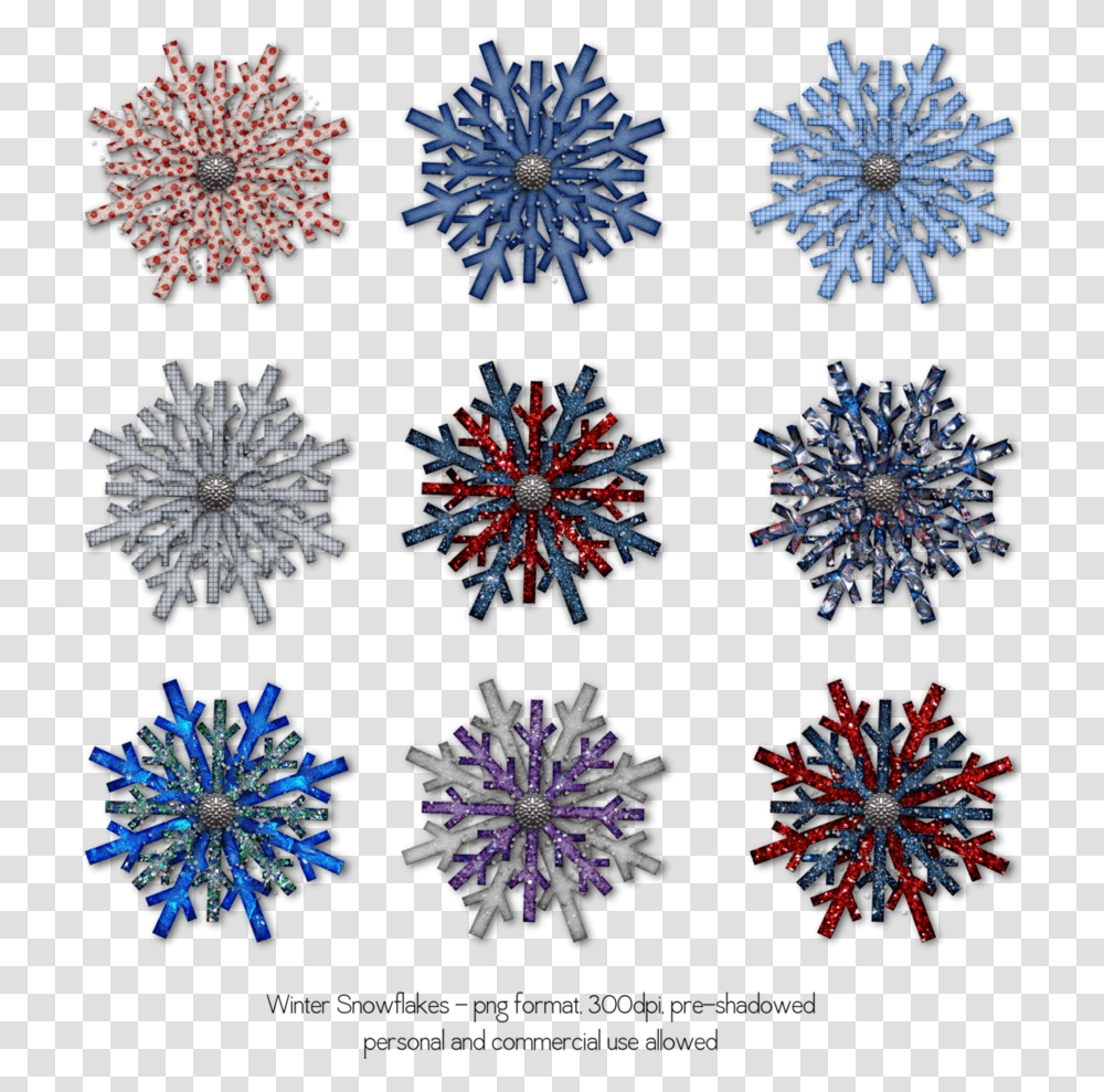 Motif, Snowflake, Pattern, Ornament, Crystal Transparent Png