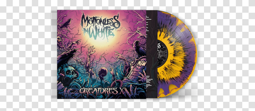 Motionless In White Have Announced The Creatures Anniversary Vinyl Motionless In White, Bird, Animal, Book, Novel Transparent Png