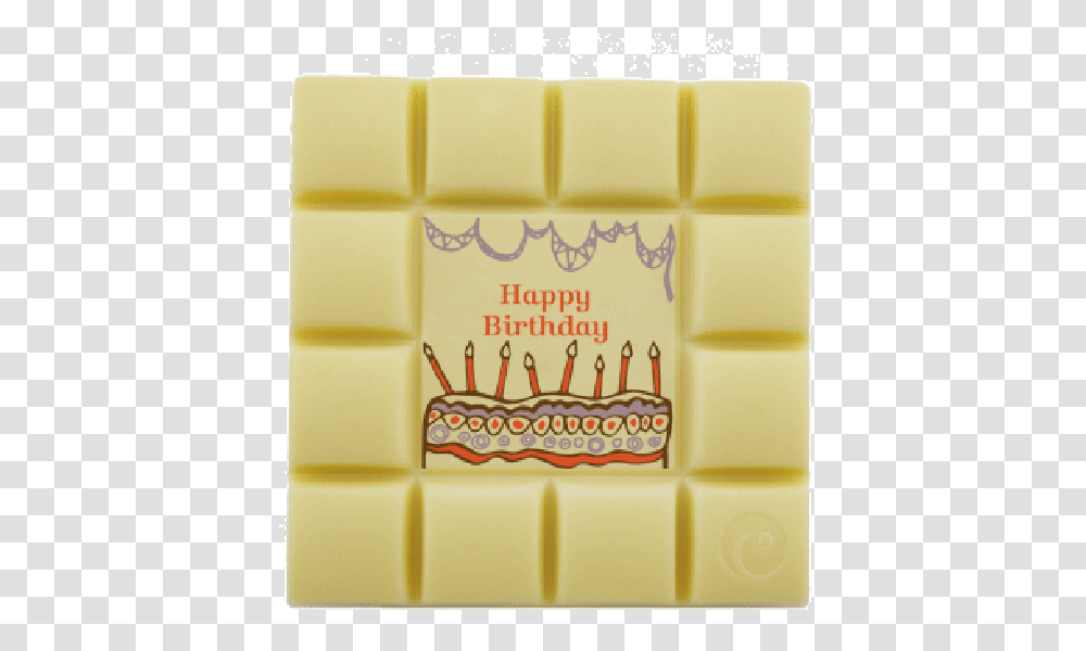 Motiv Happy Birthday White Chocolate, Food, Soap, Sweets, Confectionery Transparent Png