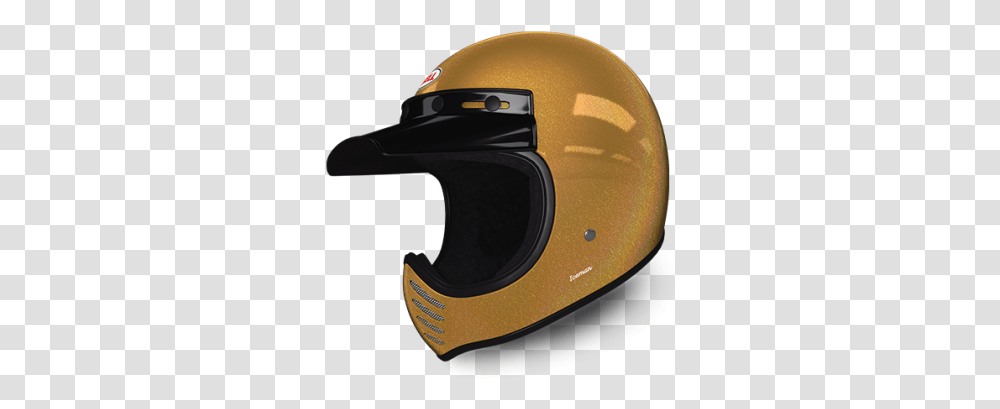 Moto 3 Bell Helmets Bell Moto 3 Gold, Clothing, Apparel, Crash Helmet Transparent Png