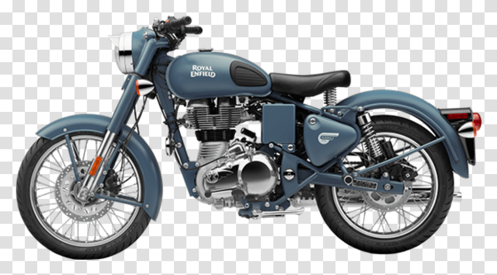 Moto Royal Enfield Classic, Motorcycle, Vehicle, Transportation, Wheel Transparent Png