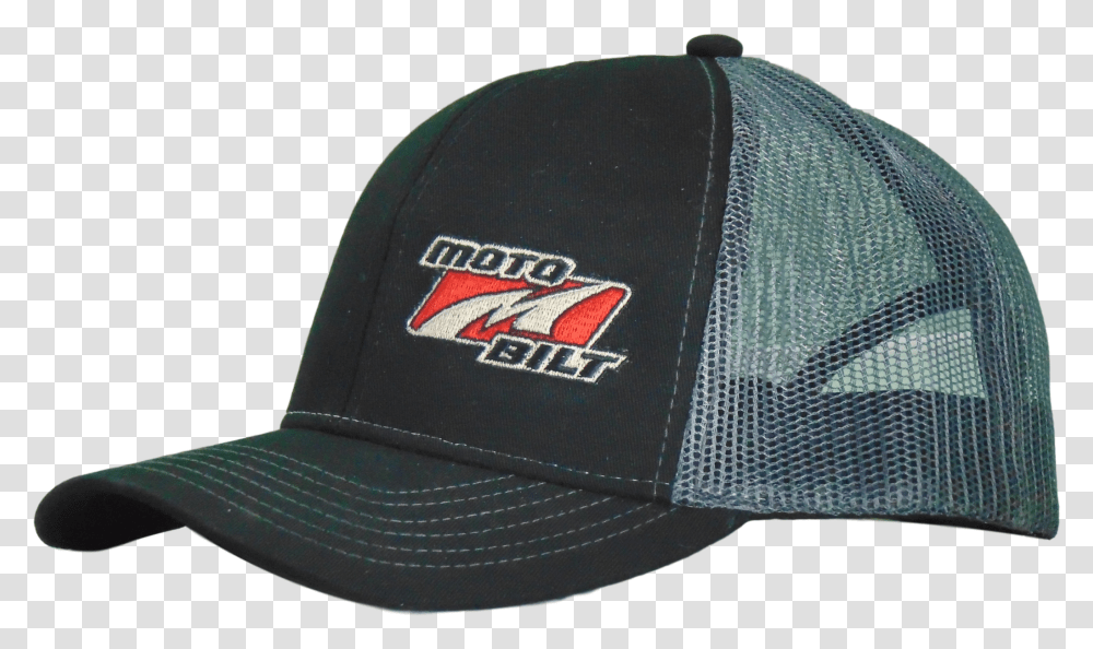 Motobilt Trucker Hat Black Amp Grey Baseball Cap, Apparel Transparent Png