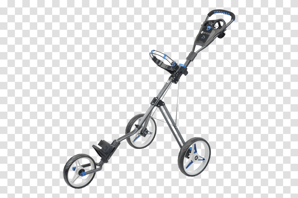 Motocaddy Z1 Push Trolley, Lawn Mower, Tool, Vehicle, Transportation Transparent Png