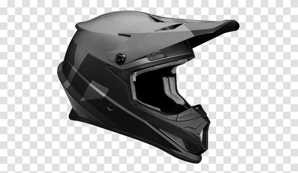 Motocross Helmet Mx Helm Thor Sector, Apparel, Crash Helmet, Gun Transparent Png